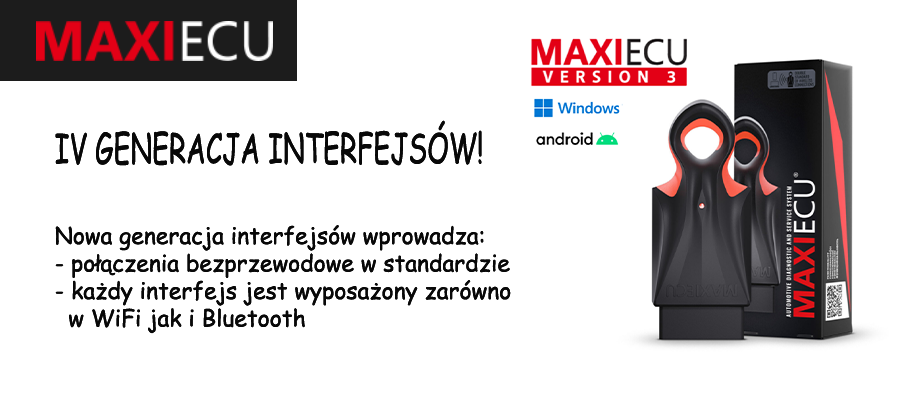 MaxiEcu IV generacja interfejsu - Polski Program Diangostyczny